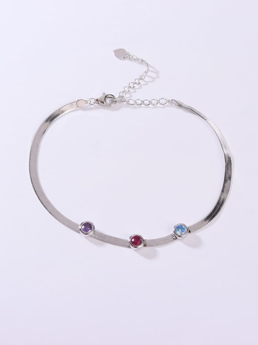 CUBIC ZIRCONIA ADJUSTABLE BRACELET