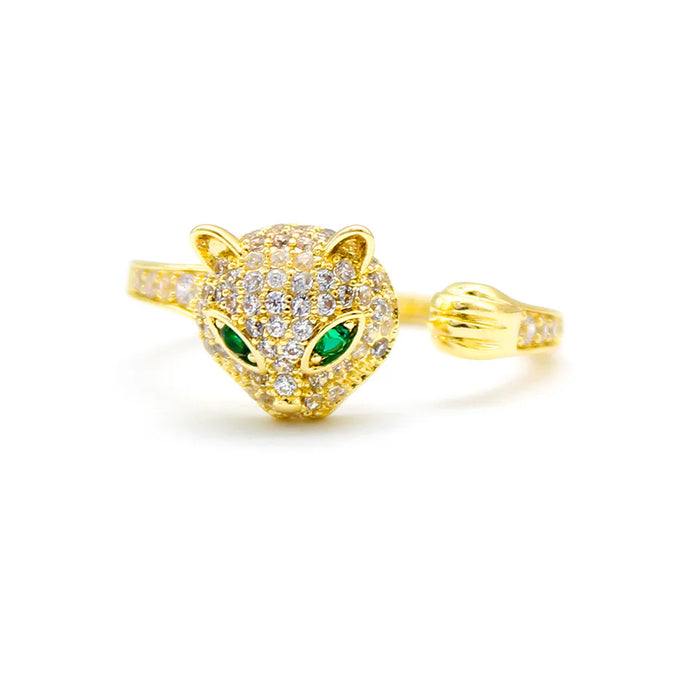 GOLD LEOPARD RING