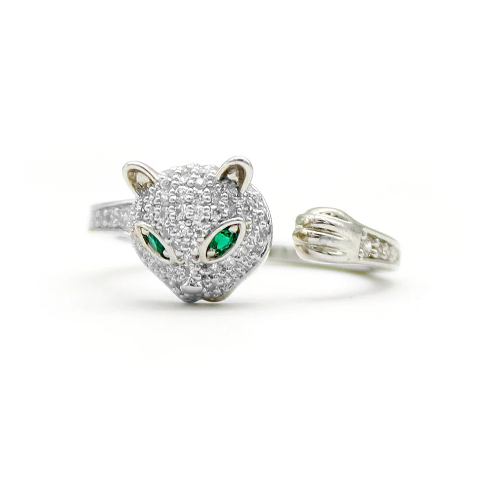 LEOPARD HEAD RING