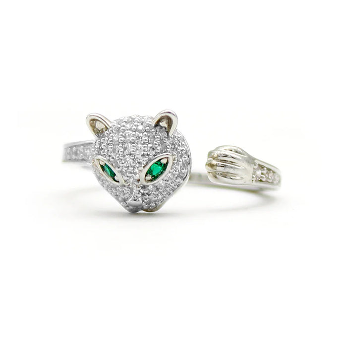 LEOPARD HEAD RING