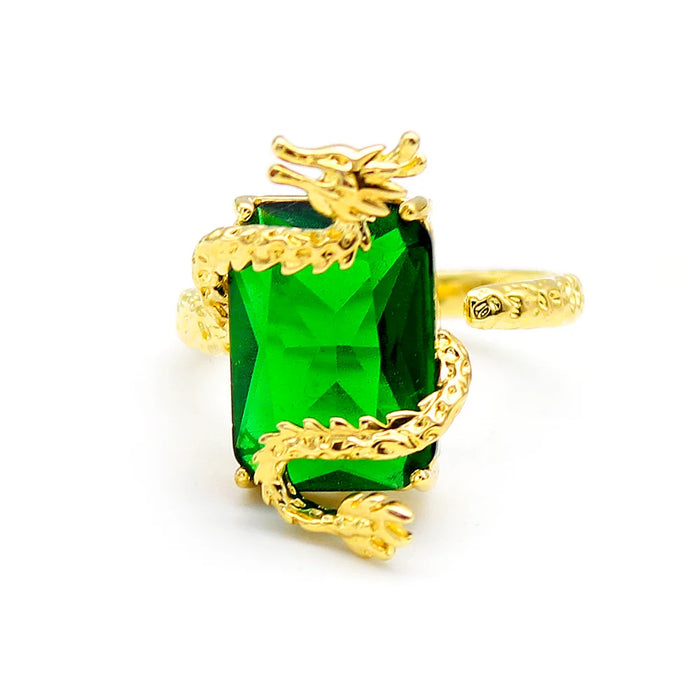 EMARALD DRAGON RING