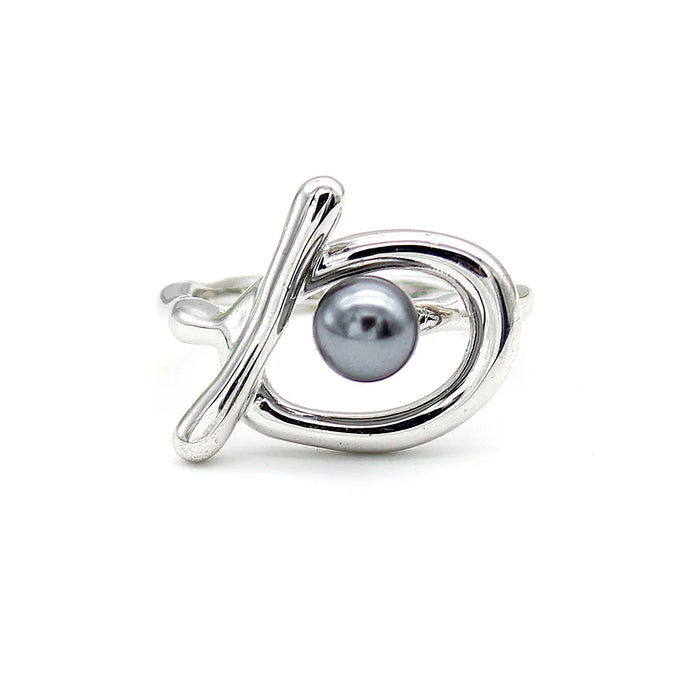 SHELL PEARL RING
