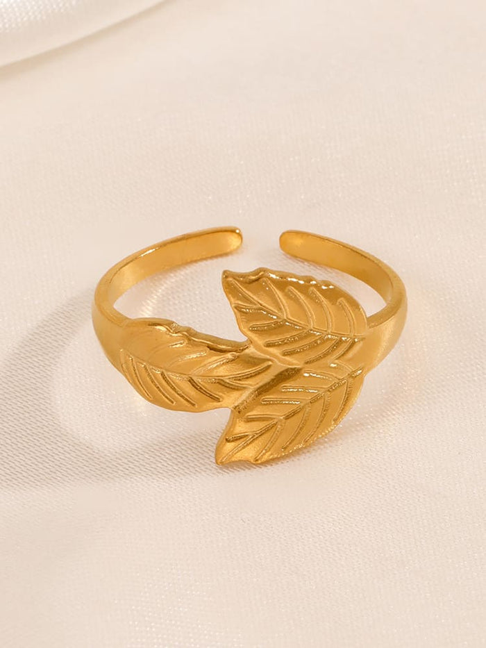 Leaf Band Ring