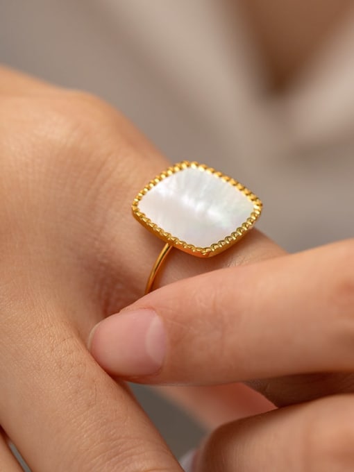 STAINLESS STEEL SHELL BAND RING