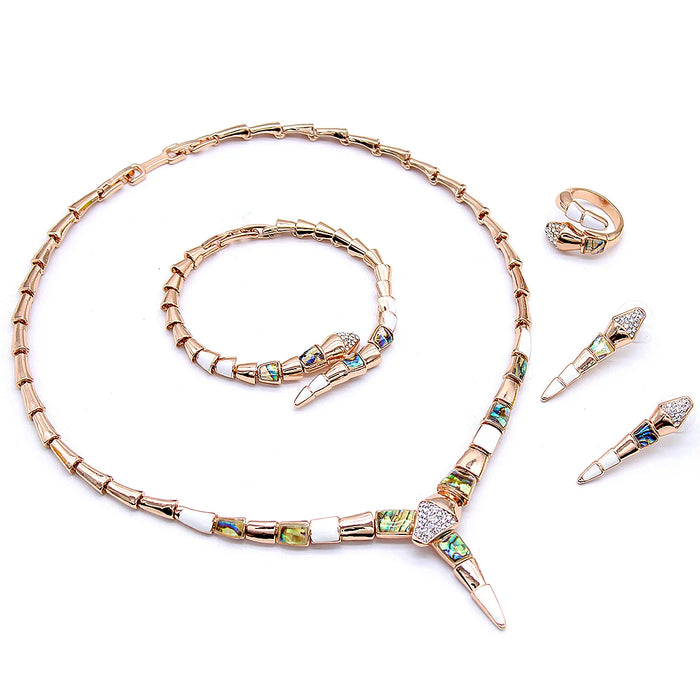 SHELL SNAKE JEWELRY SET