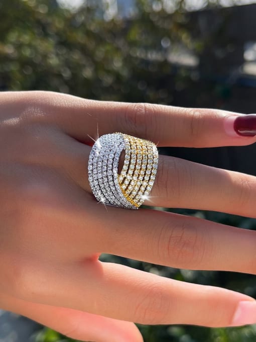 SHINY STACKABLE ZIRCONIA RING
