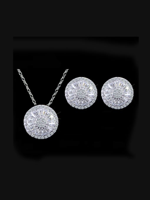 MINIMALIST SHINY PLATINUM SET