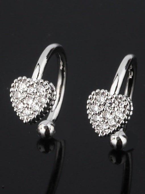 Dainty Heart Clip Earrings