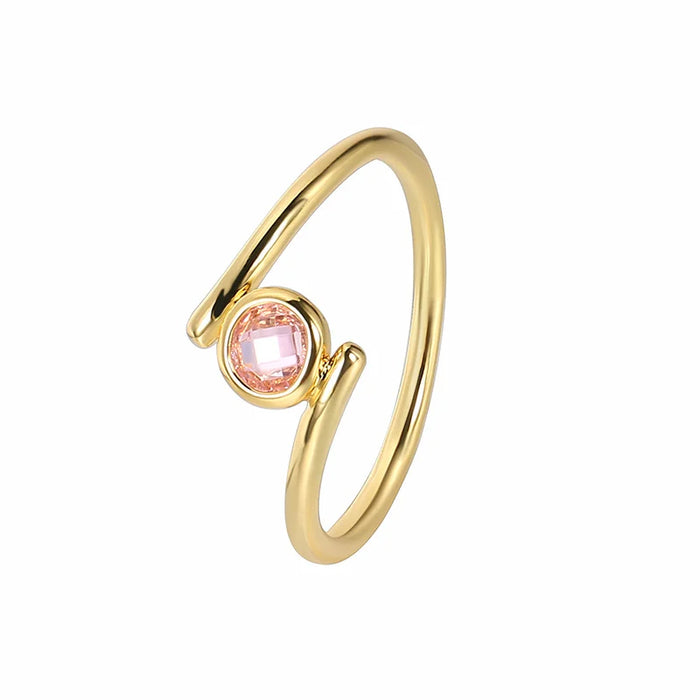 PINK ZIRCON RING