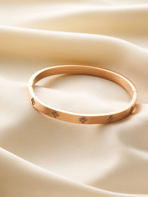 Rose Gold Band Bangle