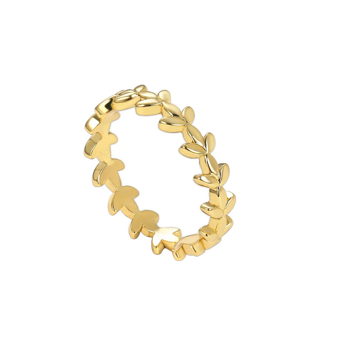 OLIVE LEAF RING