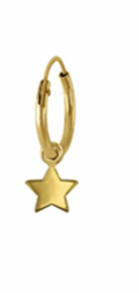 STAR SHAPED TITANIUM STEEL EARRING