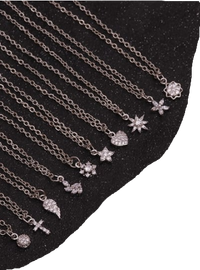 STEEL SUNFLOWER NECKLACE #8