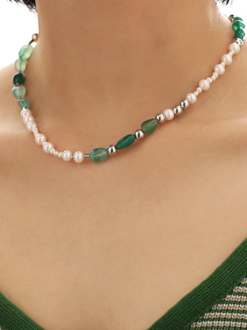 FRESHWATER PEARL BEADED NECKLACE