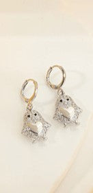 Owl Huggie Earrings