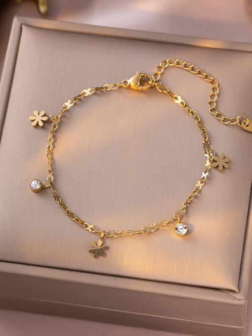 Minimaliat Flower Bracelet