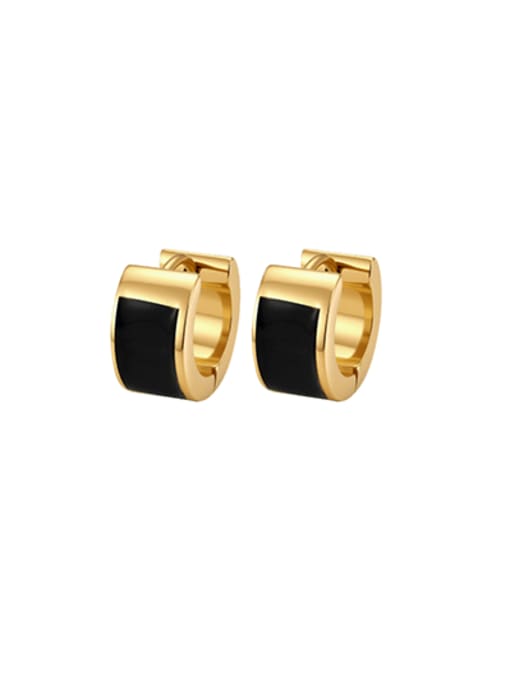 Geometric Huggie Earrings
