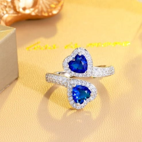 CUBIC ZIRCONIA HEART LUXURY