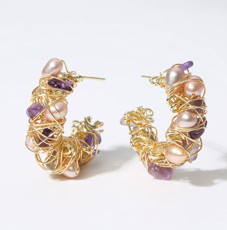 FRESHWATER PEARL EARRINGS