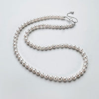 FRESHWATER PEARL WHITE SIMPLE NECKLACE
