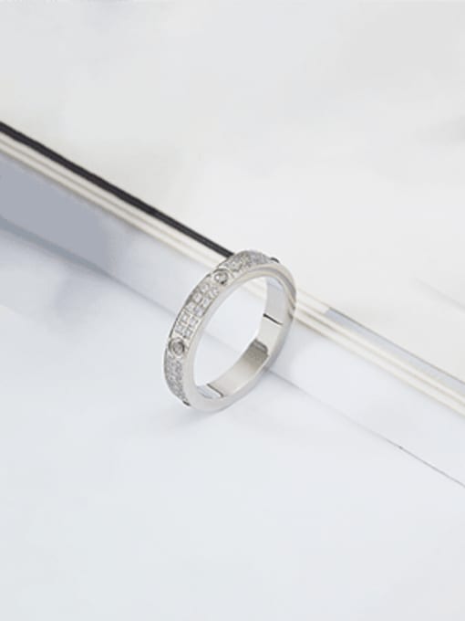SIMPLE CUBIC ZIRCONIA RING