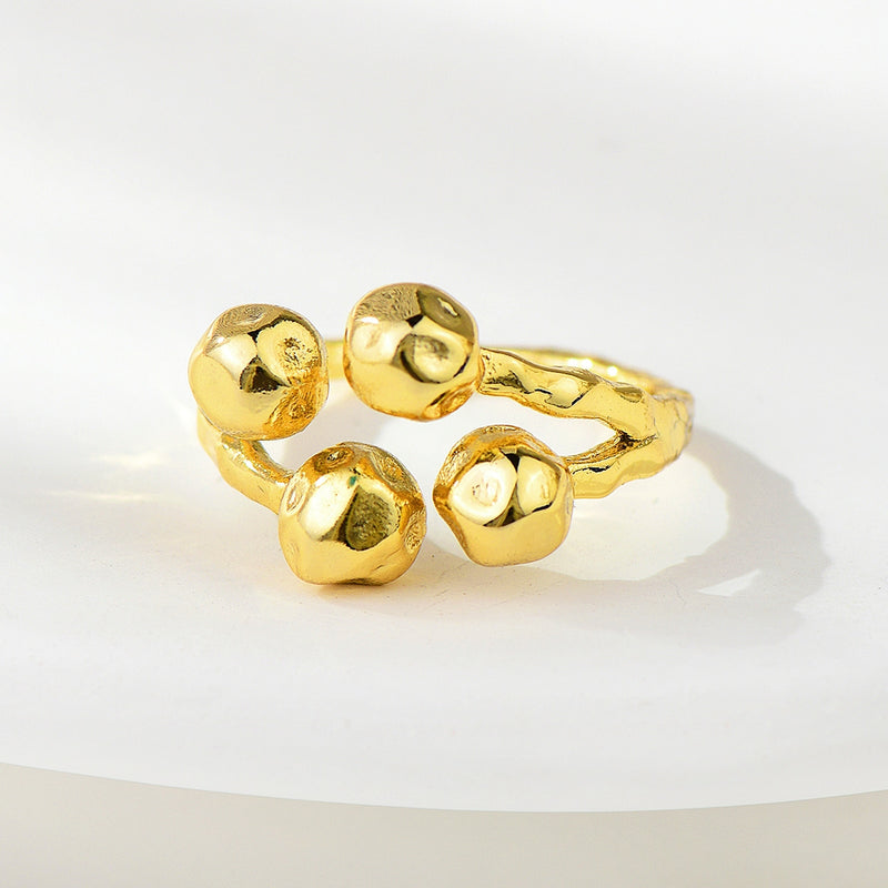 Intricate Golden Dubai Ring