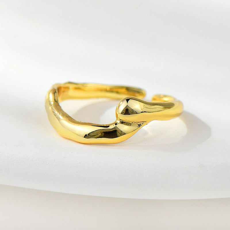 Golden Dubai Style Ring