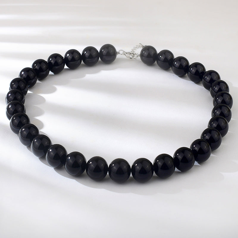 Black Shell Pearl Necklace