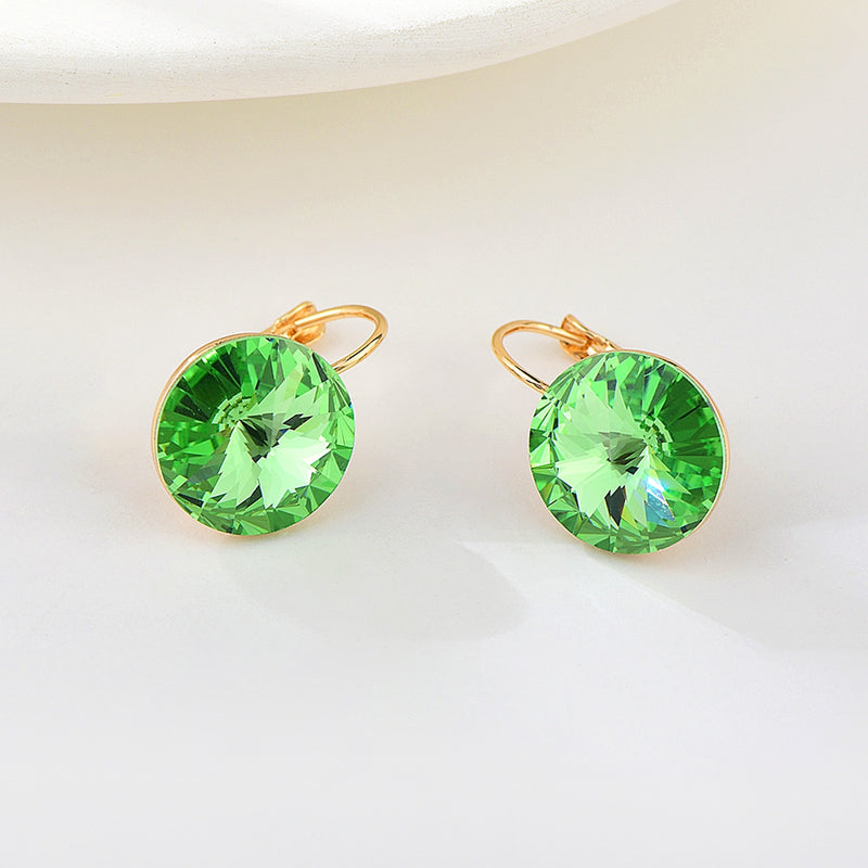 Shining Green Earrings