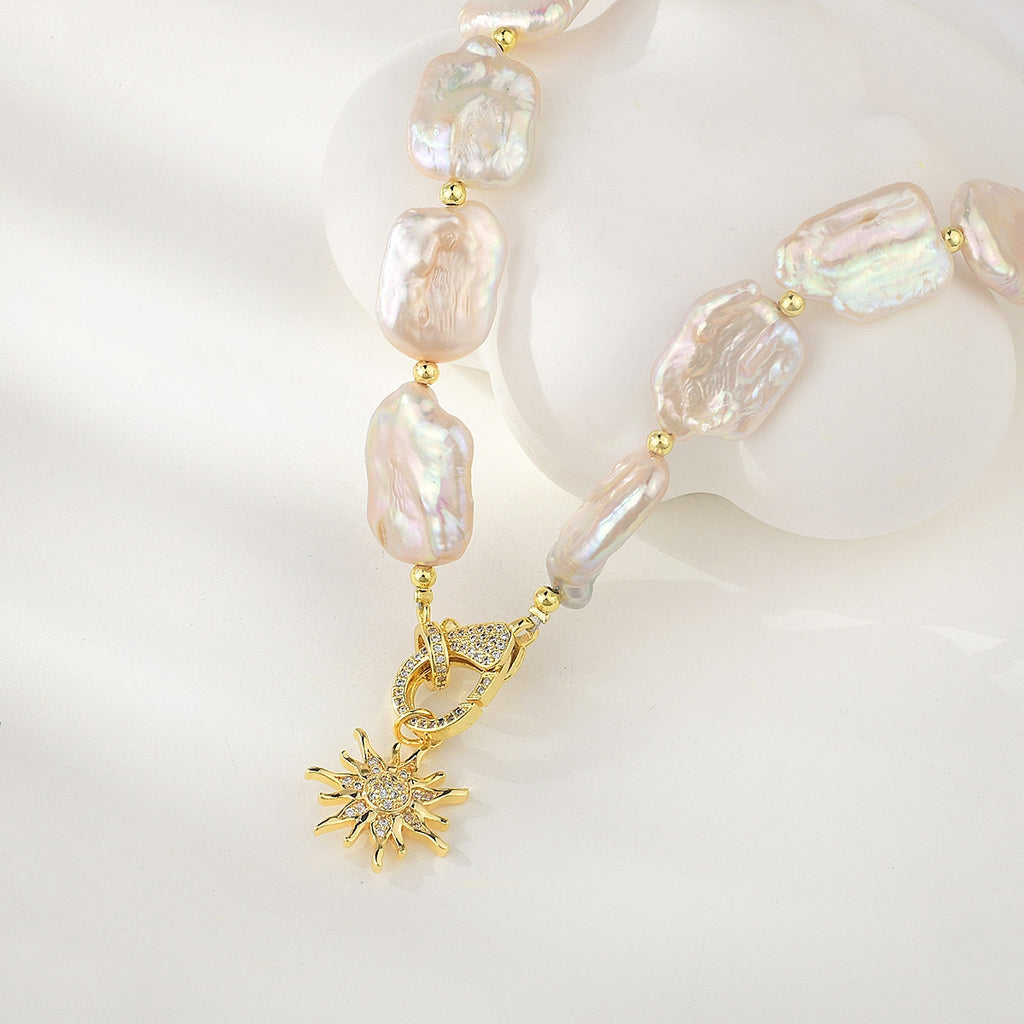 Sunny Fresh Water Pearl Necklace