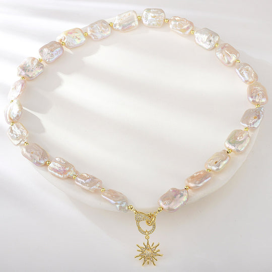 Sunny Fresh Water Pearl Necklace