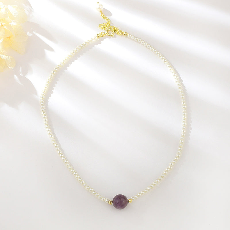 Exquisite Simple Fresh Water Pearl Necklace