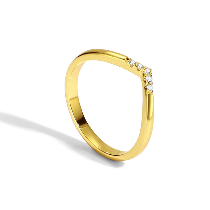 Shiny Cubic Zirconia Ring