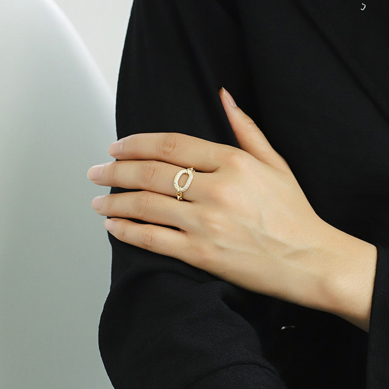 Exquisite Gold Plated Ring