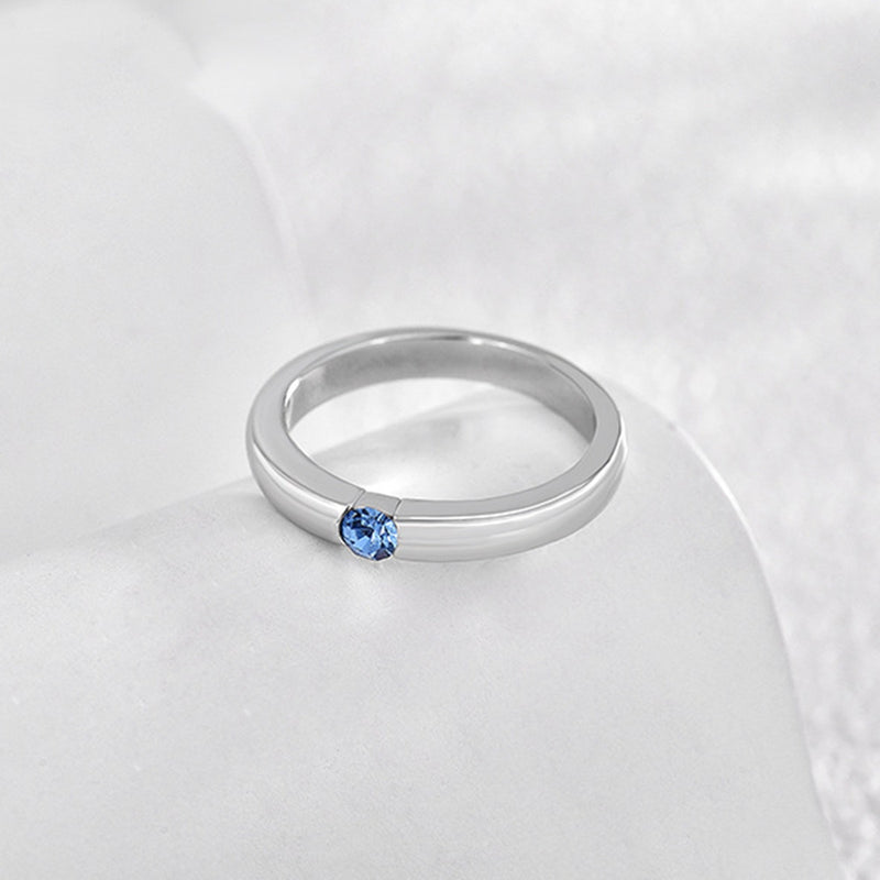 Cubic zirconia delicate ring