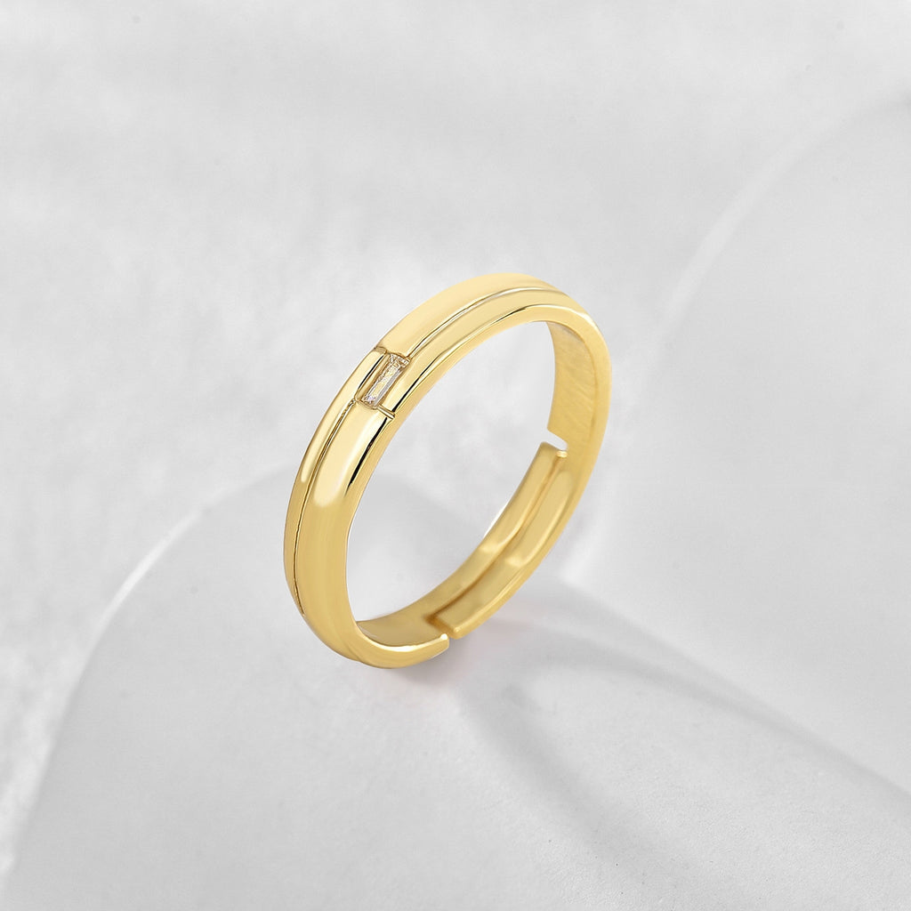 Amazing Gold Plated Adjustable Ring
