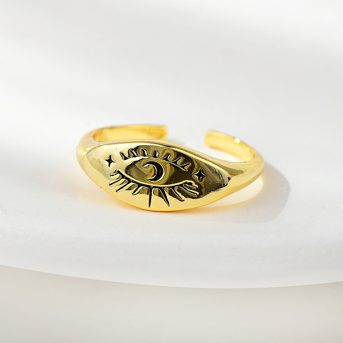 Hidden Moon Golden Ring