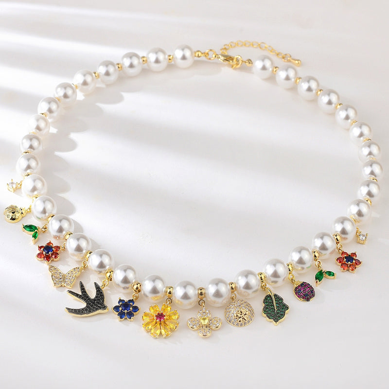 Nature Artificial Pearl Necklace